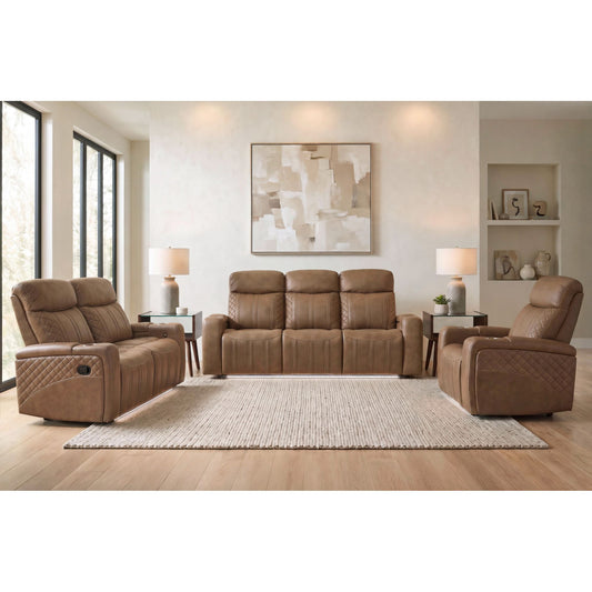 Sidekick Manual Reclining Sofa-Loveseat & Chair