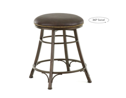 Bali 24″ or 30" Brown Backless Counter Stool, Swivel