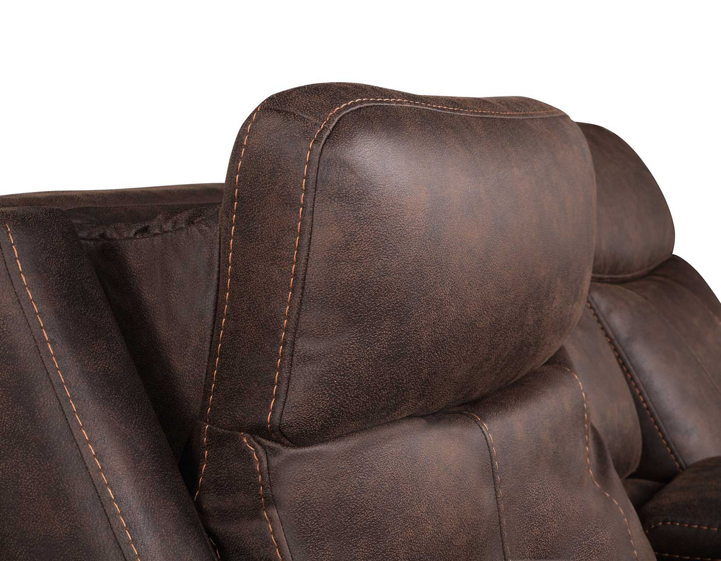 Valencia Dual-Power Walnut Reclining Sofa & Loveseat