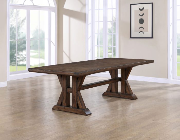 Auburn 7-Piece Dining Set (Table, 2 Arm Chairs, 4 Side Chairs)