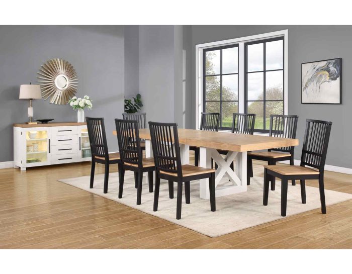 Magnolia 7-Piece 72-108-inch Dining Set (Table & 6 Side Chairs)