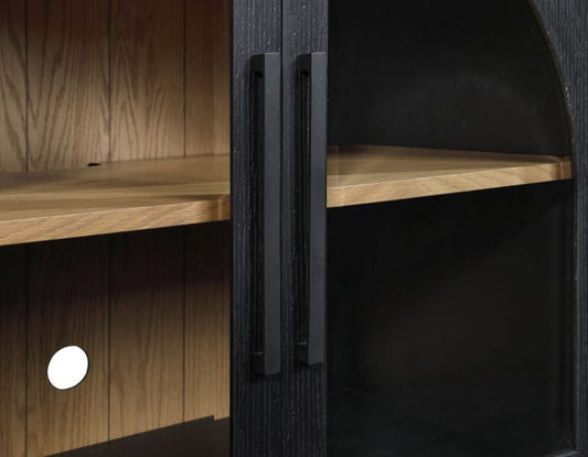 Magnolia Cathedral Doored Server/TV Stand, Black