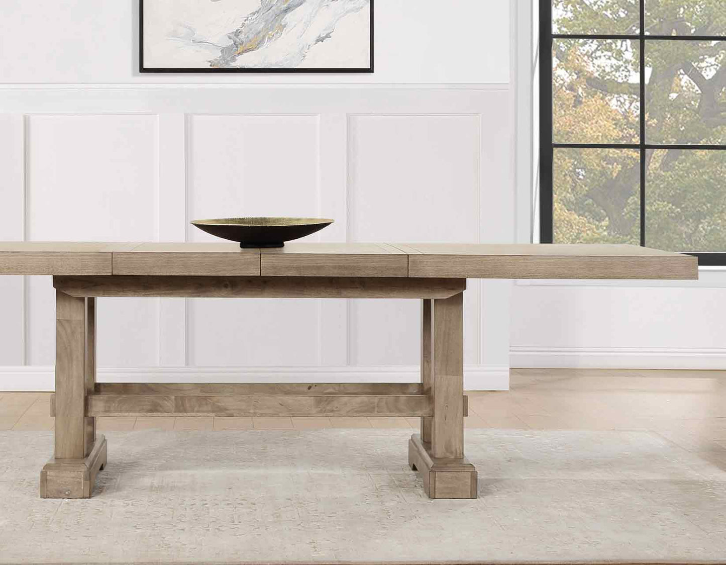 Napa 72-108-inch Dining Table & Side Chairs