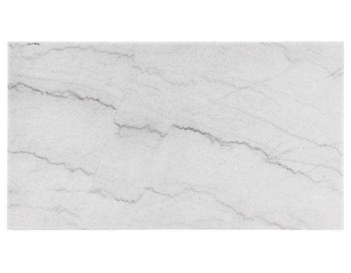 Vida 6-Piece White Marble Dining Table-Chairs & Server