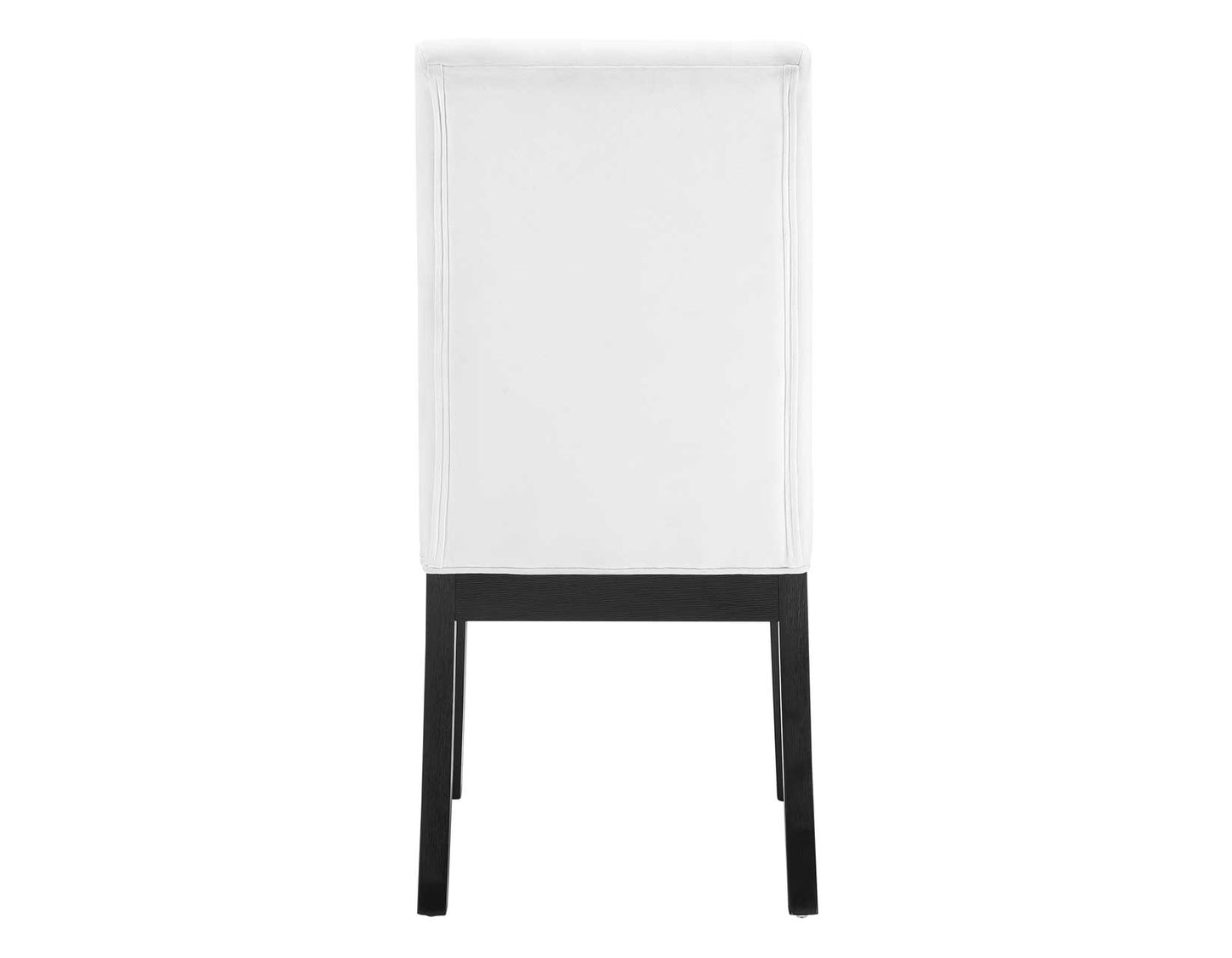 Yves 5pc Dining Set (Table & 4 White Performance Side Chairs)
