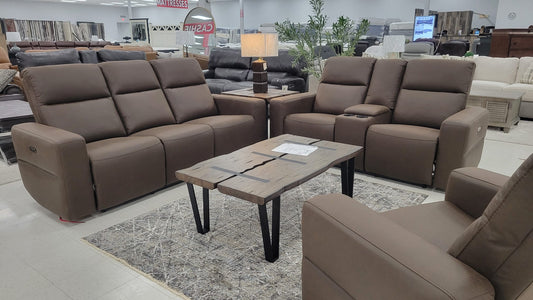 Cocoa Dual Power Reclining Sofa-Loveseat & Chair