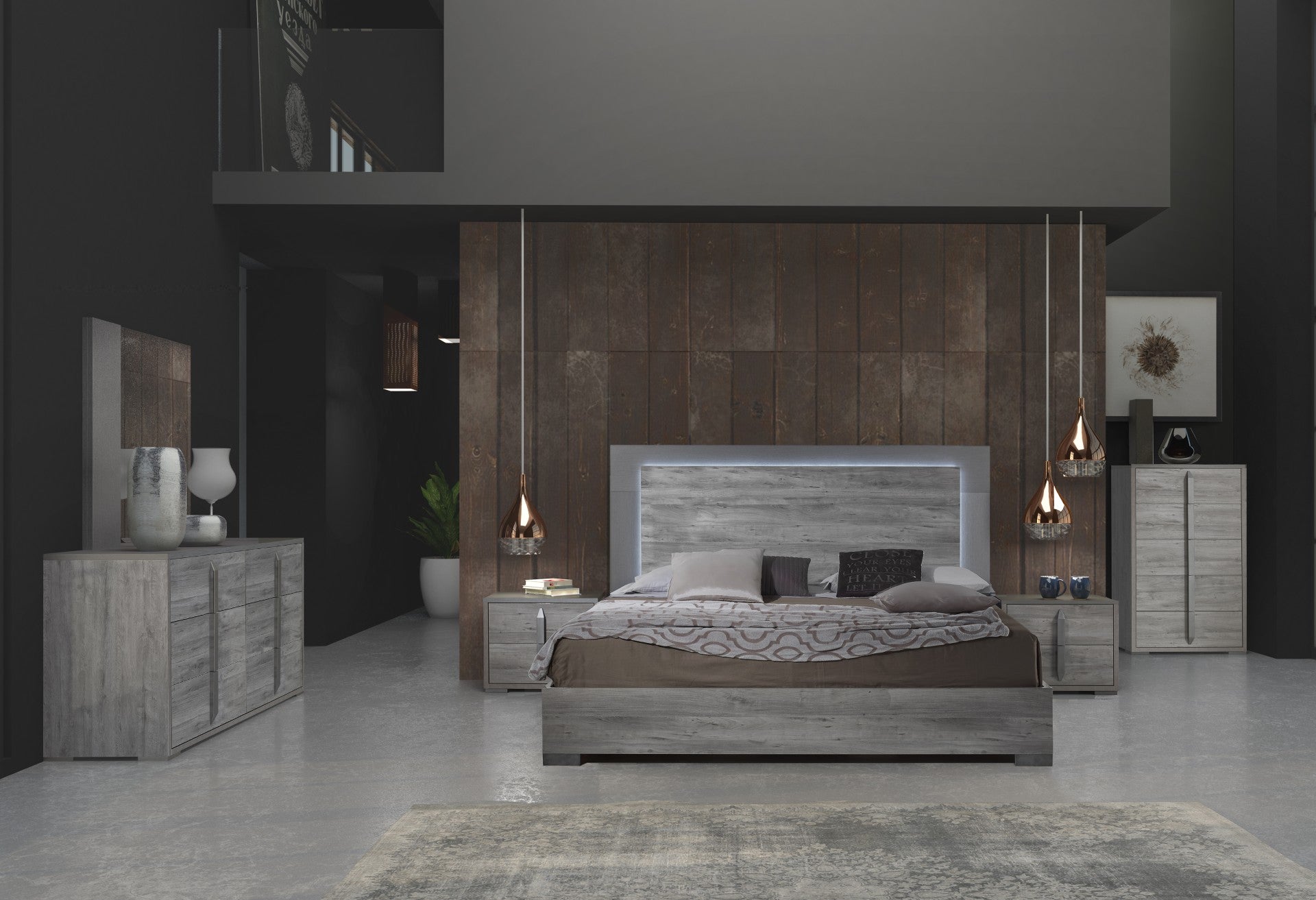 Evelyn Queen Bed-King Bed-Dresser-Mirror-Chest-Nightstand – Midwest ...