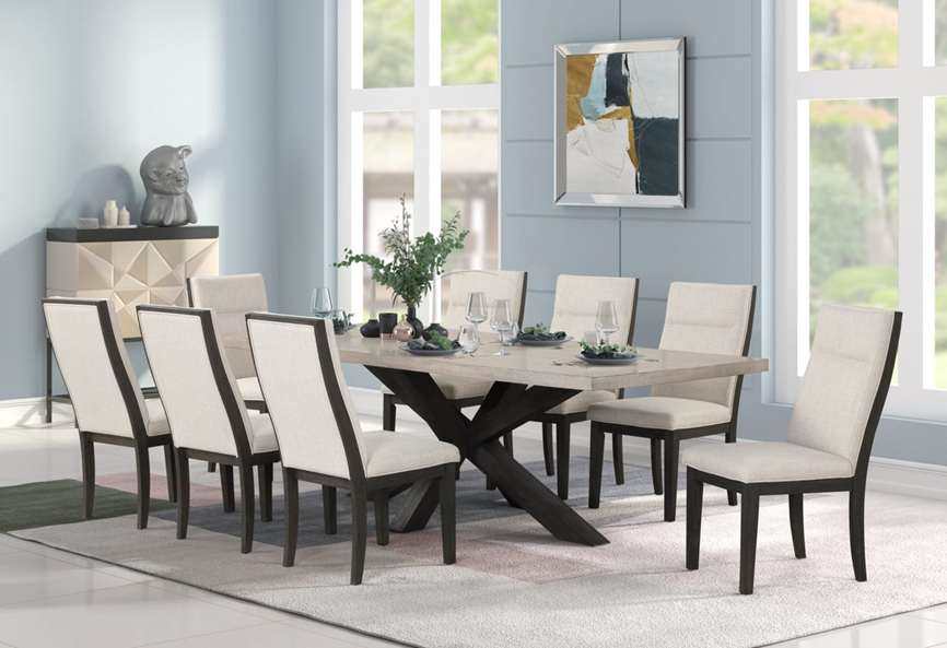 95in Dining Table & 8 Chairs