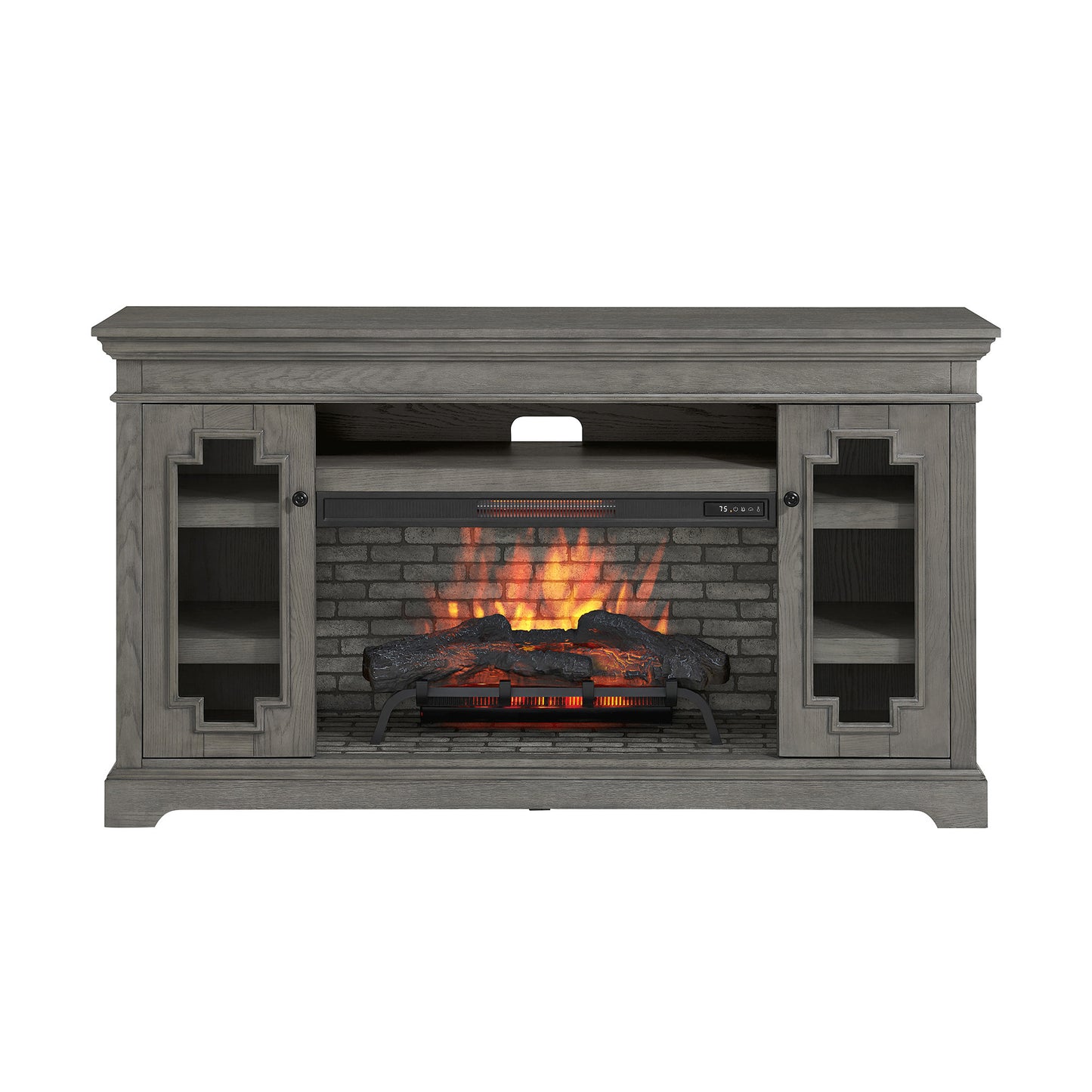 Dillon 70 in Electric Fireplace Tv Stand In Cashmere