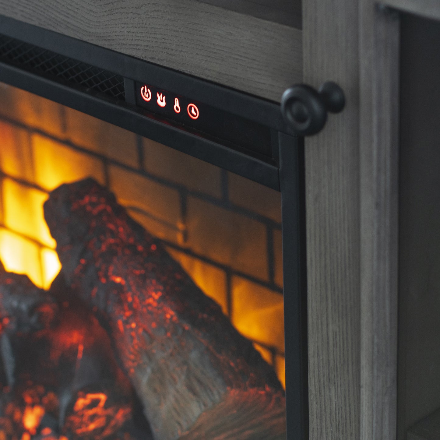 Dillon 70 in Electric Fireplace Tv Stand In Cashmere
