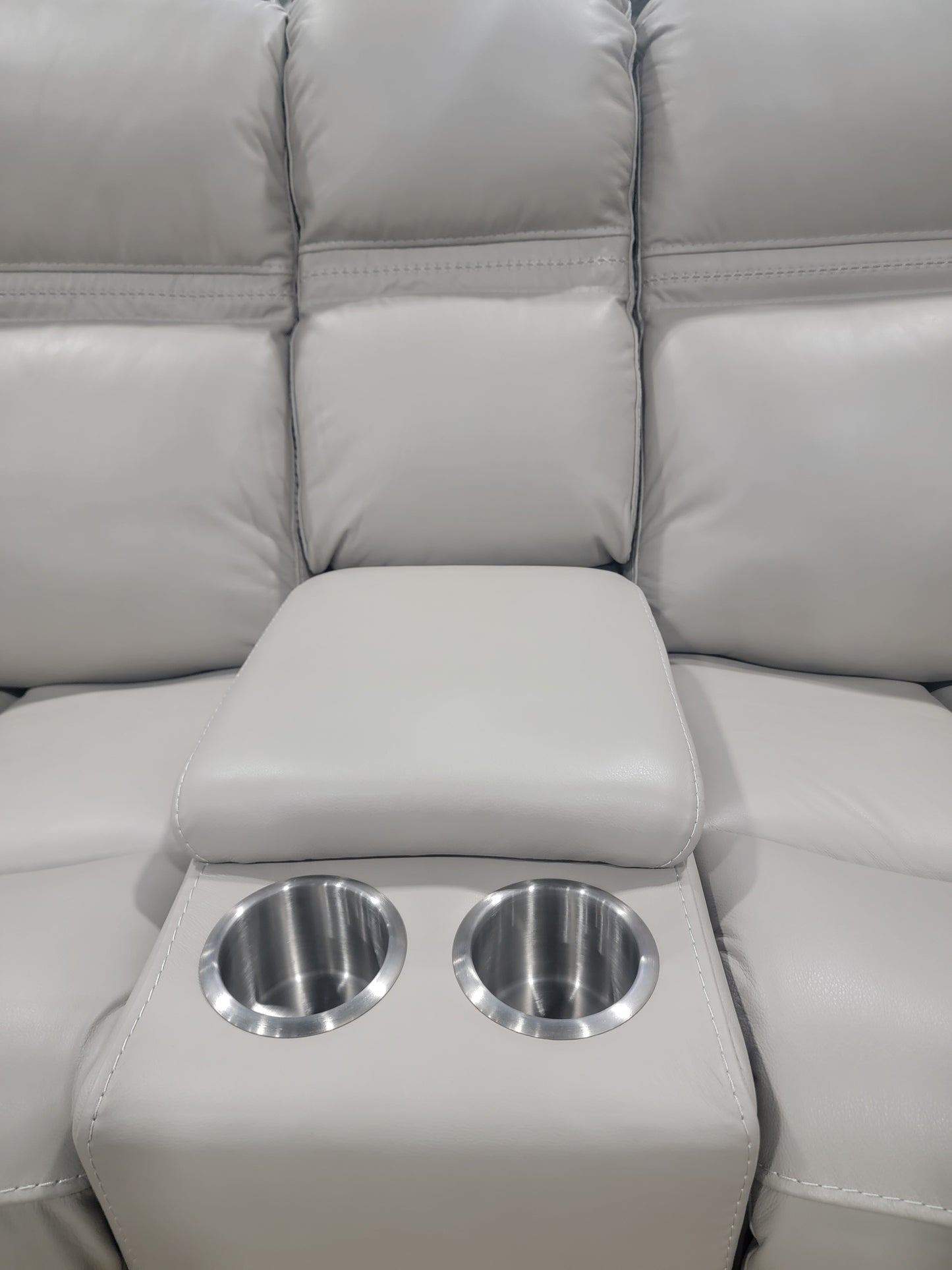 Top Grain Leather Double Power Sofa & Loveseat