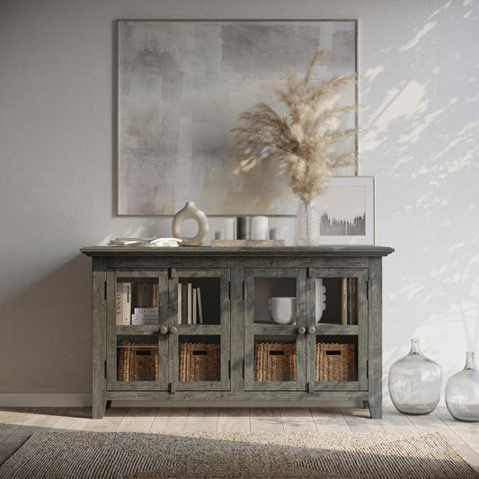 Rustic Shore Accent Cabinet