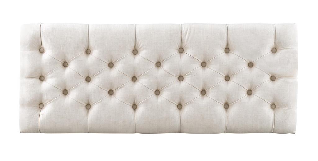Toffee Brown w/ Cream Fabric Bench