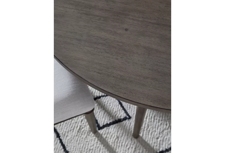 Mango Solid Wood East Harbor Round Dining Table & 4 Chairs