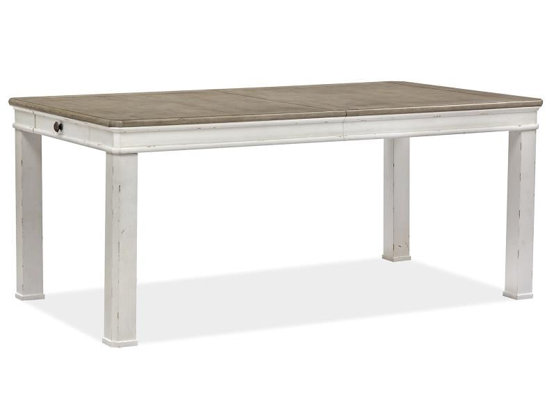 Bellevue Manor Dining Table & Upholstered Chairs