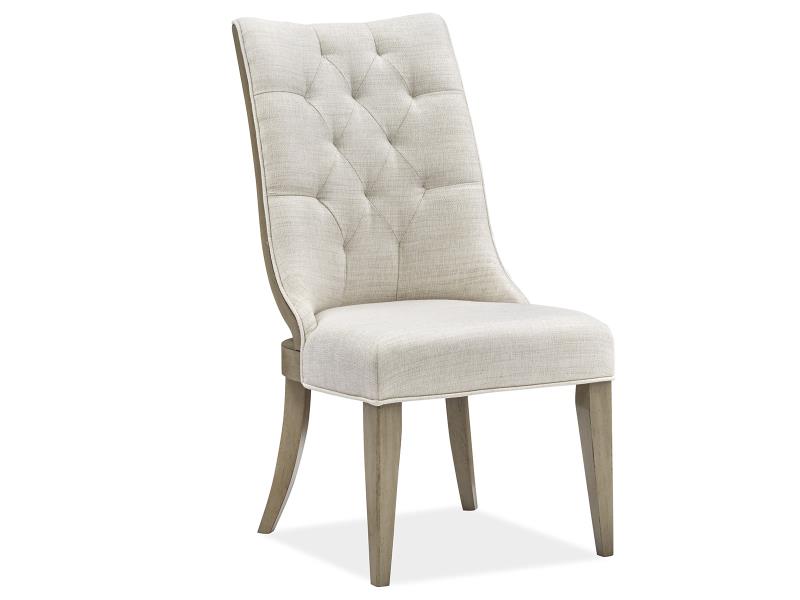 Bellevue Manor Dining Table & Upholstered Chairs