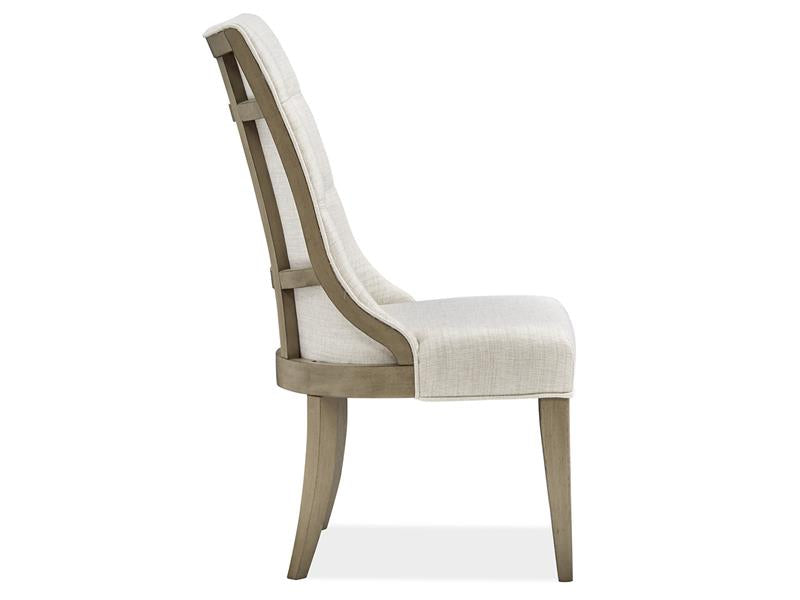 Bellevue Manor Dining Table & Upholstered Chairs