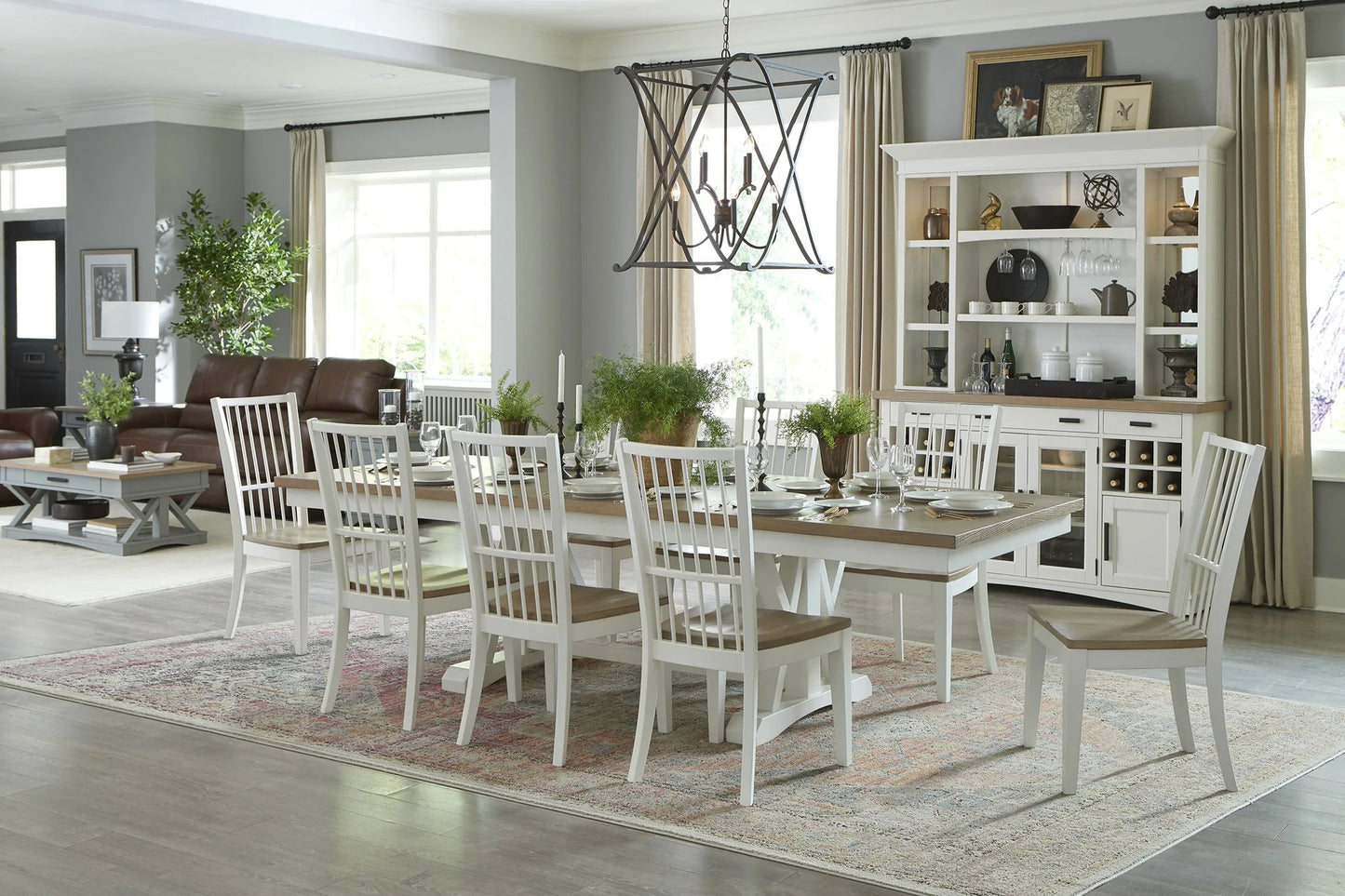 Dame Dining Table & Host Chairs