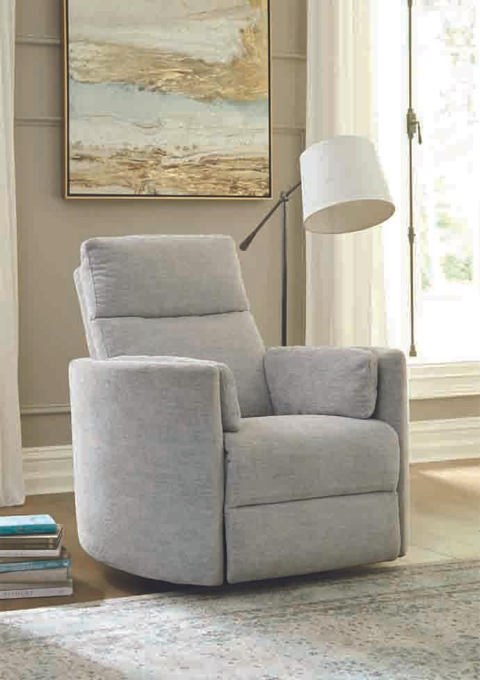 MINERAL POWER SWIVEL GLIDER RECLINER