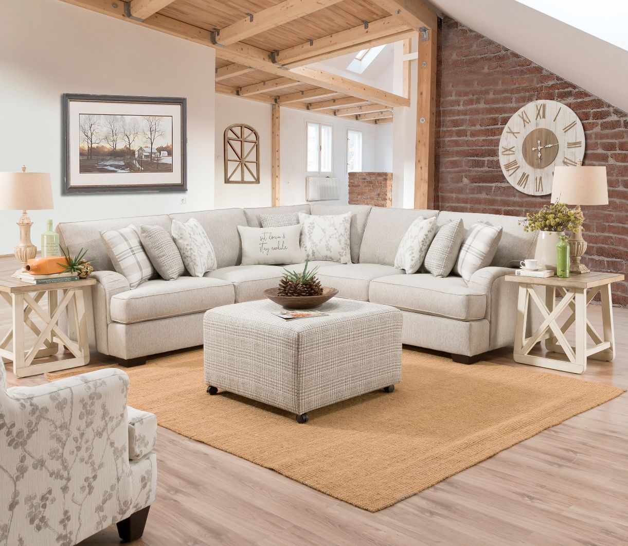 Celadon 2pc Sectional