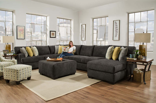 Alton Charcoal 4pc Sectional