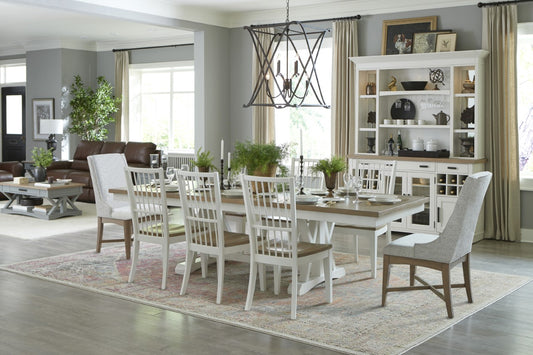 Dame Dining Table & Host Chairs