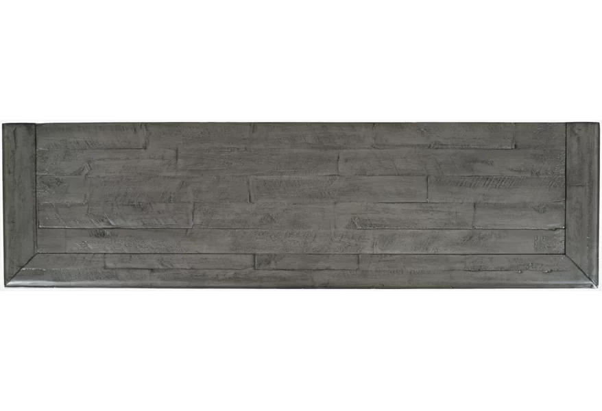 Gray 4 Door Low Cabinet