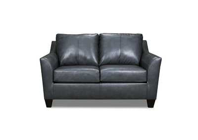 Dundee Fog Leather Sofa & Loveseat