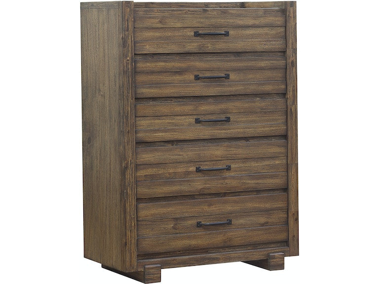 Wood Brook Bed, Dresser, Chest & Nightstands