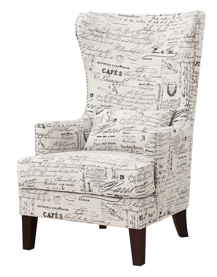Kori Script Accent Chair