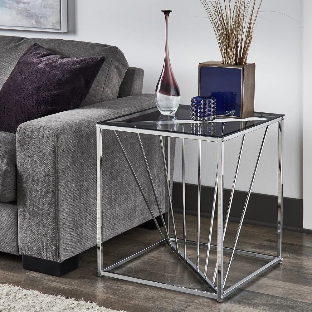 Smoke Silver Cocktail Tables