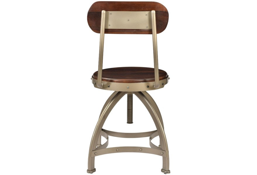 Industrial Table & Adjustable Stools