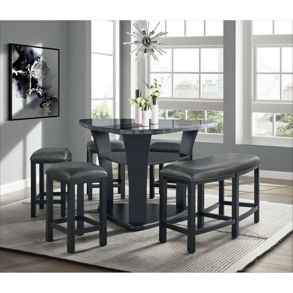 Colton Table, Bench & Stools