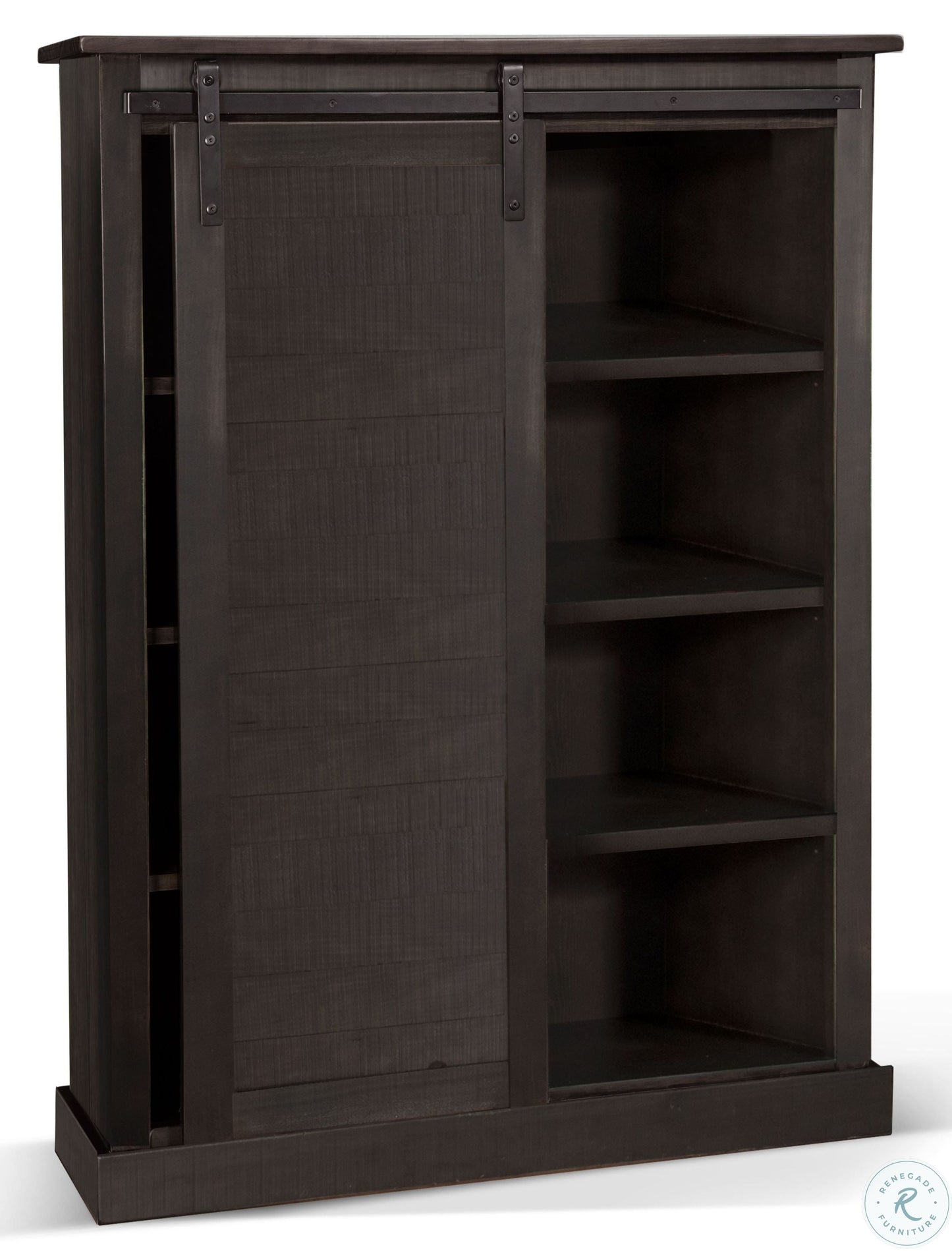 Bookcase W/ Barn Doors