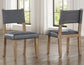 Aubrey Waxed Driftwood Dining Table & Chairs (78-96" Table Top w/18-inch Leaf)