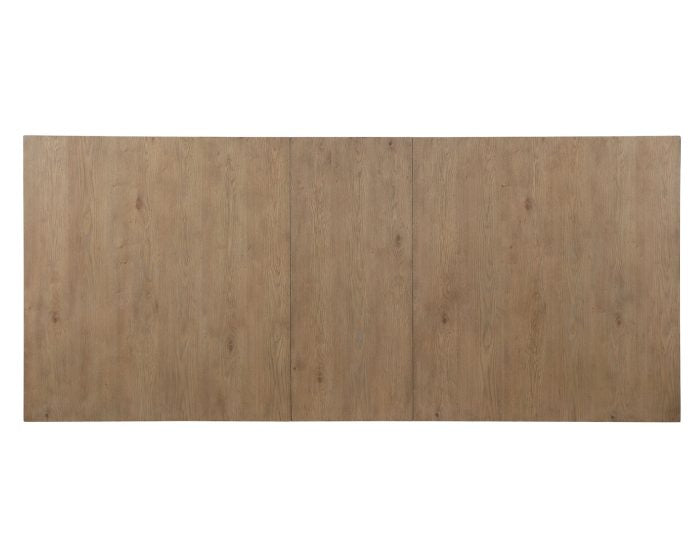 Aubrey Waxed Driftwood Dining Table & Chairs (78-96" Table Top w/18-inch Leaf)