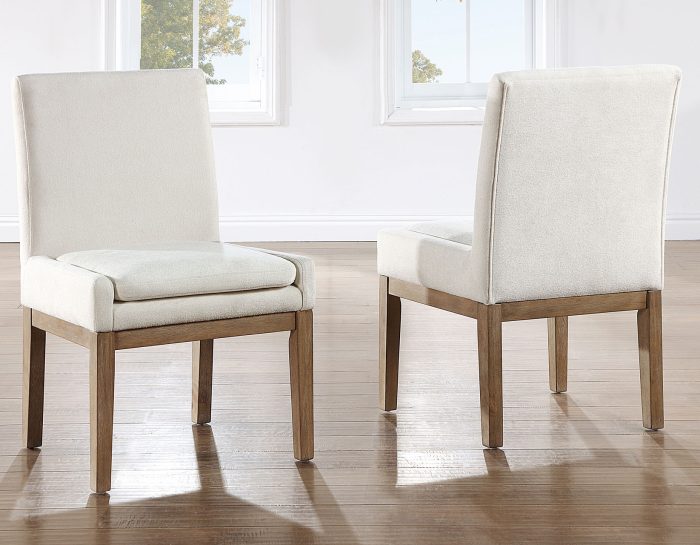 Aubrey Waxed Driftwood Dining Table & Chairs (78-96" Table Top w/18-inch Leaf)