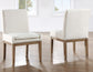 Aubrey Waxed Driftwood Dining Table & Chairs (78-96" Table Top w/18-inch Leaf)