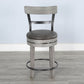 Alpine Gray 24"H or 30"H Swivel Barstool Cushion Seat