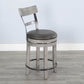 Alpine Gray 24"H or 30"H Swivel Barstool Cushion Seat