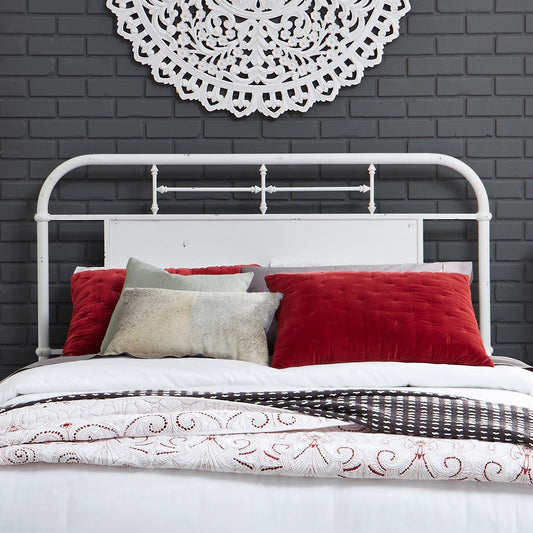 Vintage Series Metal Bed White Or Headboard Only With Nightstand