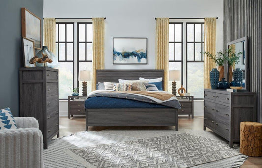 Merrifield Bed-Dresser-Mirror-Chest & Nightstands