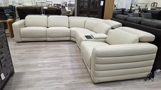 KM6361 6PC Double Power reclining sectional