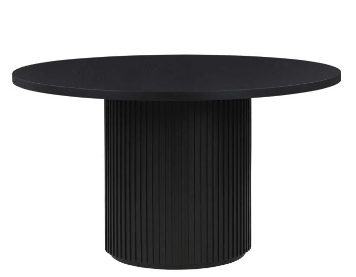Colvin 52 inch Round Dining Table & Chairs, Black