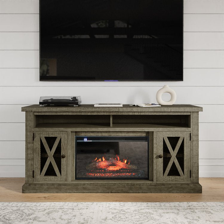 Telluride Electric Fireplace Media Console