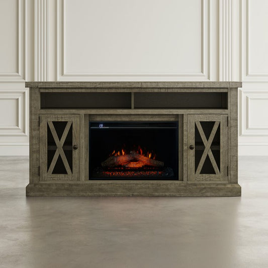 Telluride Electric Fireplace Media Console