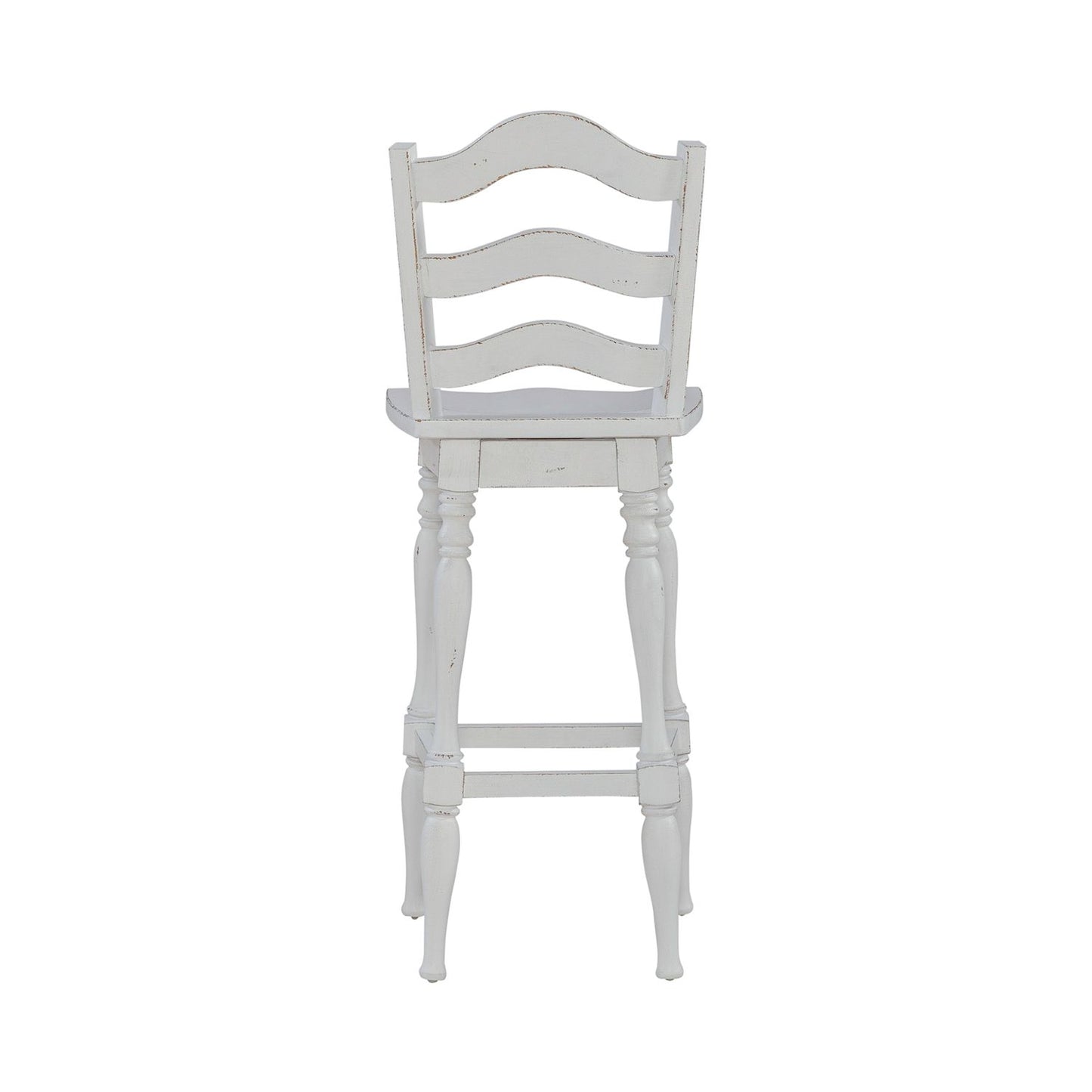 Ladder Back Swivel Stool