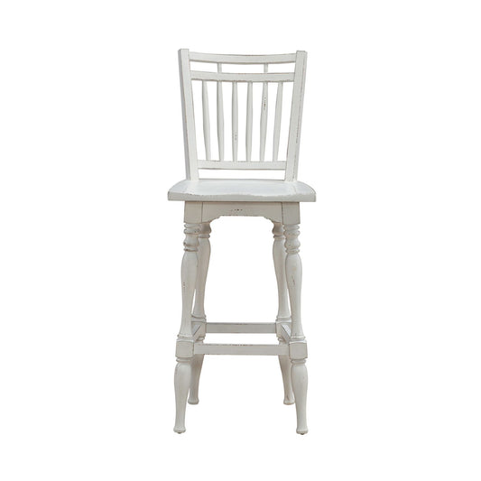 Spindle Back Swivel Barstool