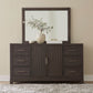 Modern Edge Uph Bed, Dresser & Mirror, Chest, Night Stand