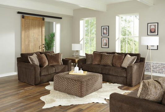 Midwood Sofa, Loveseat, Ottoman & Chair 1/2 (Chocolate)